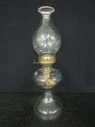 Pattern Glass Kerosene Lamp