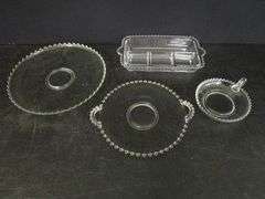 4 Pcs. of Candlewick Glass