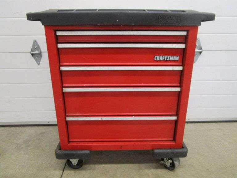 Craftsman Steel 5 Drawer Rolling Tool Chest w/Lock Bar