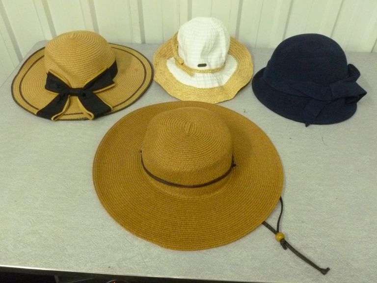 Group Of (4) Women's Hats