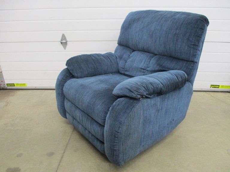 Blue Rocker Recliner
