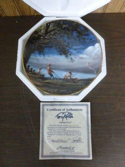 Collectible Terry Redlin " Spring Fever " Porcelain Plate Decoration - 8" Diameter