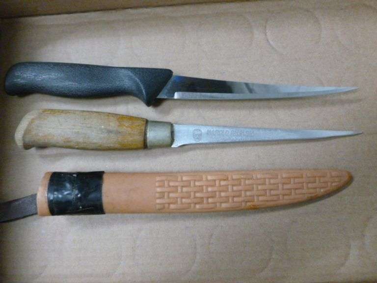 (2) Fish Fillet Knives - American Angler / Harold Ensley Mr. Fisherman
