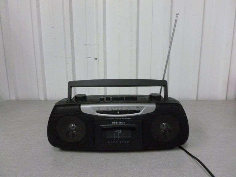 Optimus Shelf Radio With Cassette