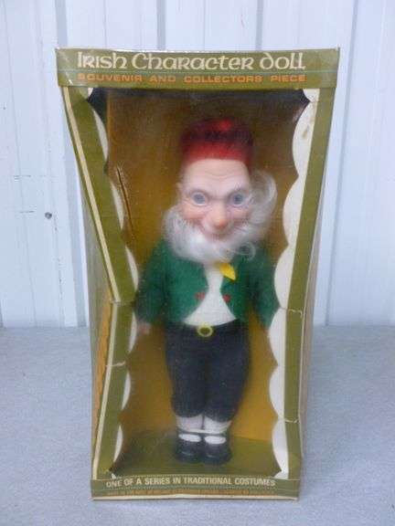 Vintage Irish Character Doll - 14" Tall - Made in West Ireland