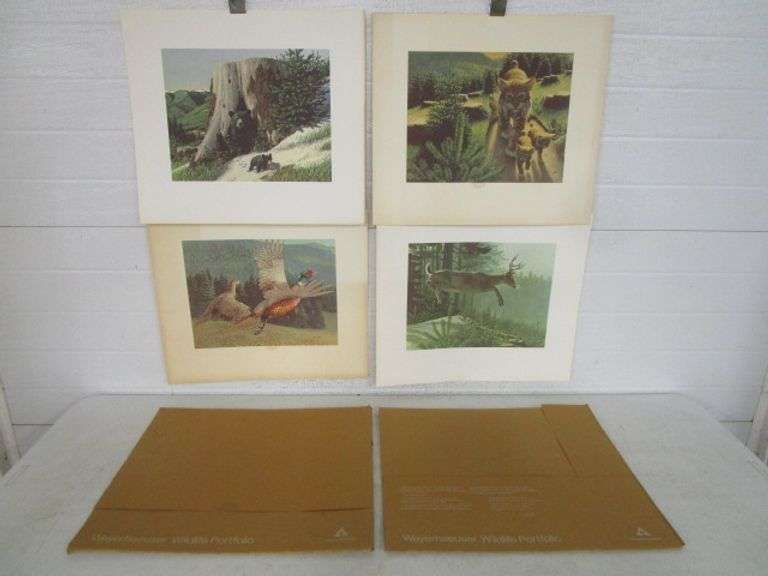 2 Weyerhaeuser Wildlife Portifolio Prints Oberman Auctions