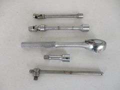 1/2" Drive Ratchet, Breaker Bar, Speed Wrench & Sockets