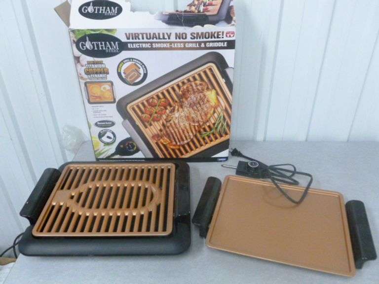 Gotham Steel - Electric Smoke-Less Grill & Griddle