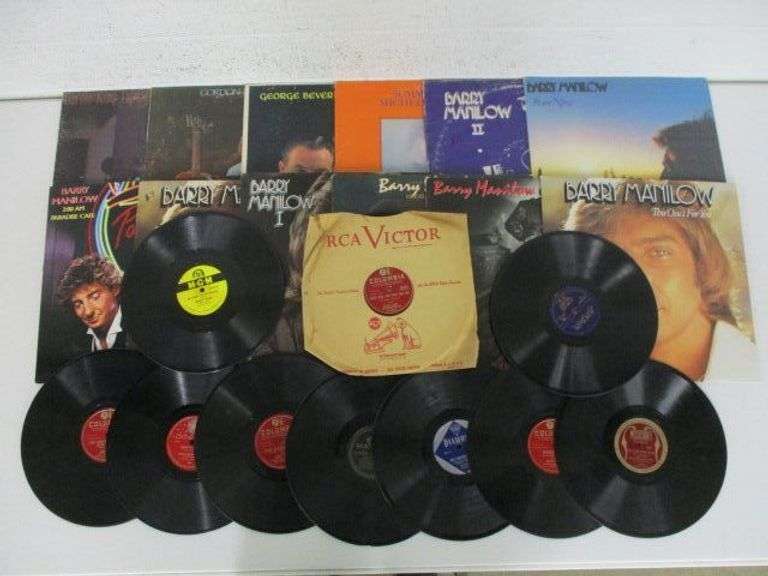 12 LP Records & 10 78 RPM Records Oberman Auctions
