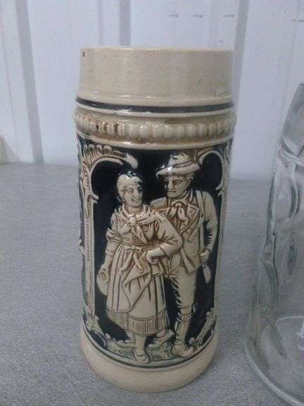 Group Of (3) Collectible Beer Steins / Oktoberfest Mug