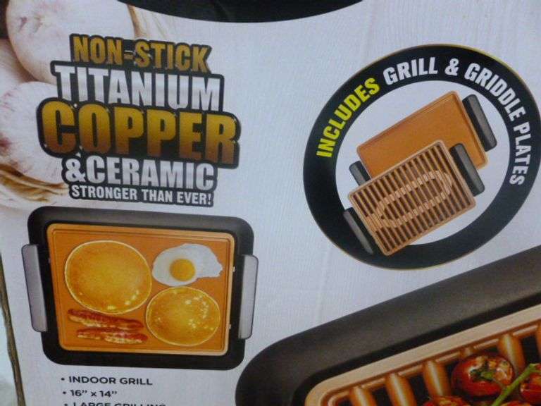 Gotham Steel - Electric Smoke-Less Grill & Griddle