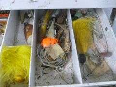 Large Tackle Box / With Baits / Tackle