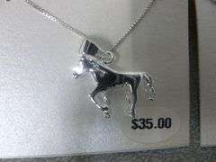 Group Of (2) New Sterling Silver Marked Necklaces