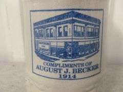 1995 Red Wing - August J. Becker 1914 Pitcher - 5.5" H