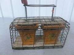 New Autumn Harvest Candle Set With Metal Carry Basket