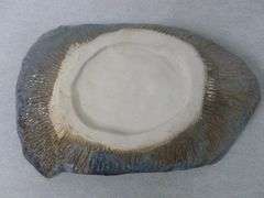 Nice Heavy Clay Table Centerpiece