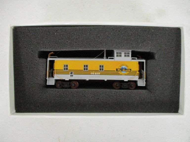 HO Overland Models Brass Denver & Rio Grande Western 1400 Series Steel Caboose