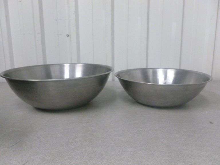 (2) Piece Stainless Steel Serving Bowl Set - Korea