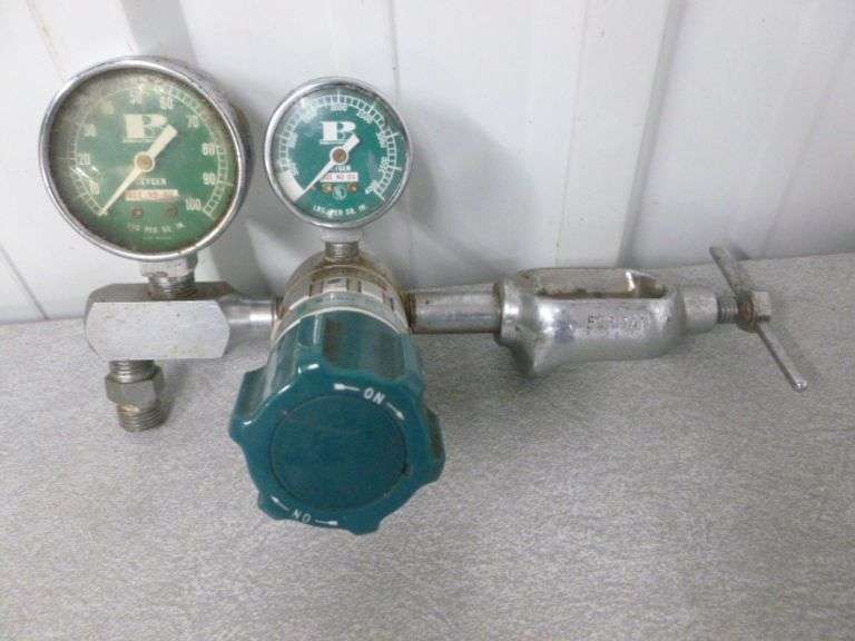 Puritan Stainless Steel Oxygen Tank Regulator