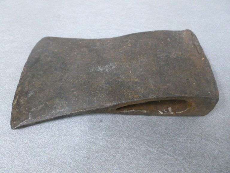 Large Vintage Ax Head - 7" L