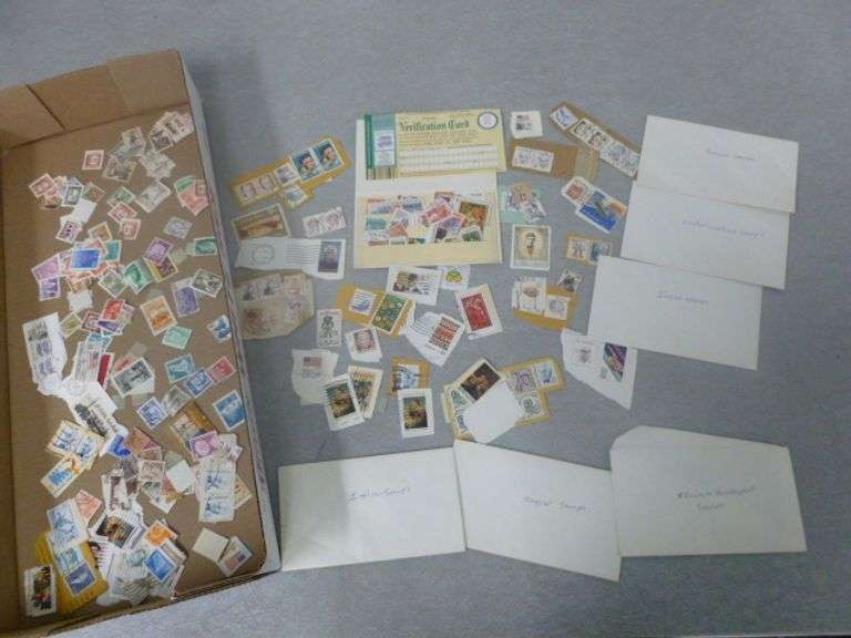 Large Group Of Vintage US & World Stamps