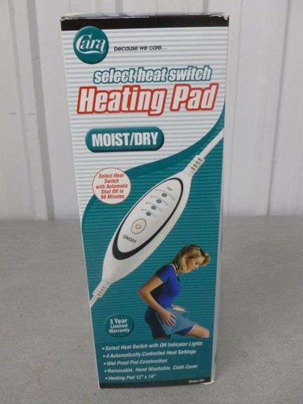 New - Cara Select Heat Switch Heating Pad Model 51