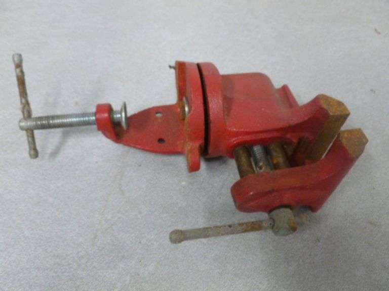 Heavy Duty Workbench Clamp On Vise - 3" Jaws - 9" L