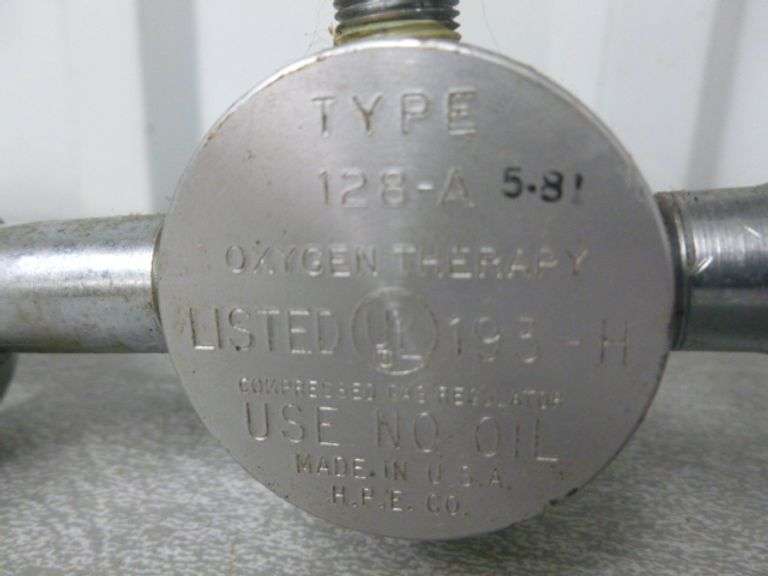 Puritan Stainless Steel Oxygen Tank Regulator