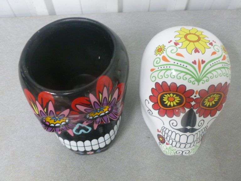 Ceramic Skull Decorations