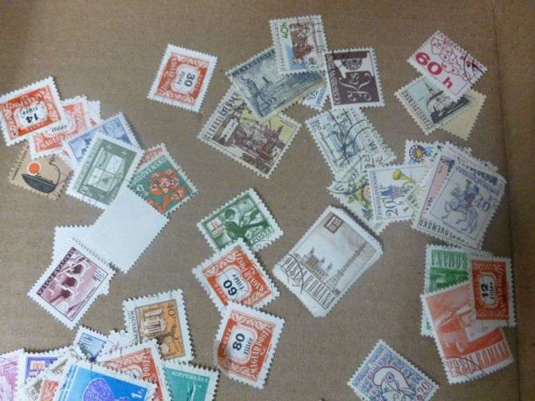 Large Group Of Vintage US & World Stamps