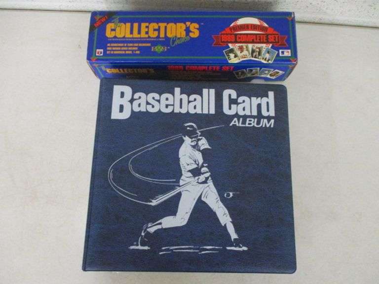 1989 Upper Deck Complete Set Of Baseball Cards In Album W Original Box 1989 upper deck complete set of baseball cards in album w original box