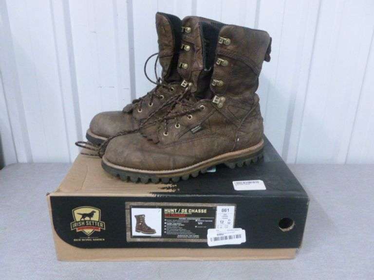 Red Wing - Irish Setter - Elk Tracker Men's 10" Waterproof Hunting Boots / With Scent Ban - Size 12