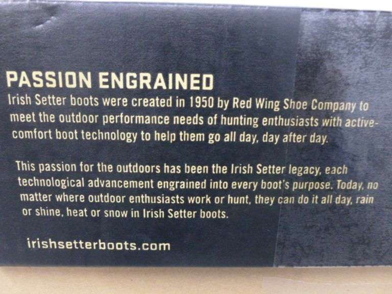 Red Wing - Irish Setter - Elk Tracker Men's 10" Waterproof Hunting Boots / With Scent Ban - Size 12