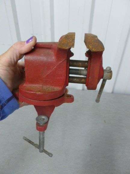 Heavy Duty Workbench Clamp On Vise - 3" Jaws - 9" L