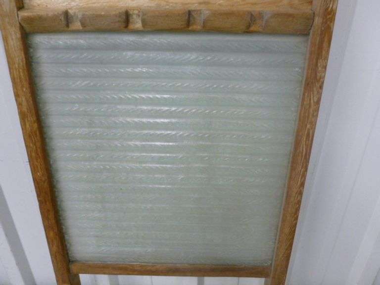 Vintage National Washboard No. 862 Glass Washboard