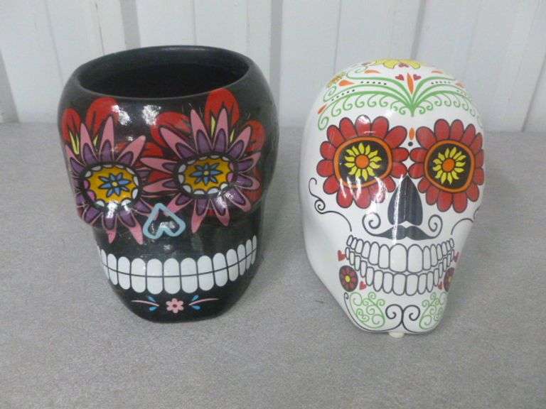 Ceramic Skull Decorations