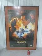 Large MGM - Casablanca 50th Anniversary Framed & Matted Theater Picture