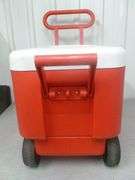 Large Igloo Wheelie Cool / Coca-Cola Portable Cooler
