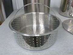 Nice All-Clad (3) Piece Heavy Gauge Stainless Steel Pasta / Soup Kettle With Lid