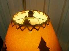 Large Moose / Upnorth Themed Floor Lamp - 58" H