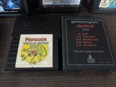 Group Of (10) Vintage Atari Video Games