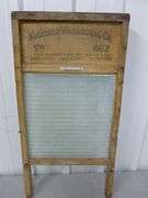 Vintage National Washboard No. 862 Glass Washboard