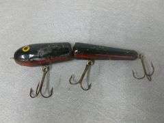 Large Wooden Muskie Crank Bait - 7.5" L