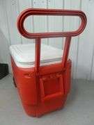 Large Igloo Wheelie Cool / Coca-Cola Portable Cooler