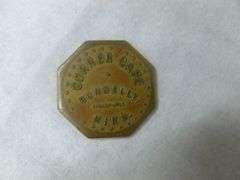 Vintage Schaap - Corner Cafe Donnelly, MN Brass Token