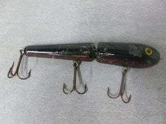 Large Wooden Muskie Crank Bait - 7.5" L