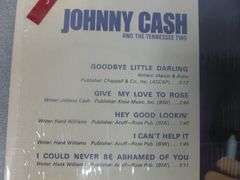 (4) Vintage Johnny Cash LP Record Albums