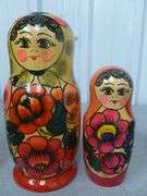 Nice (5) Piece Wooden Doll Set