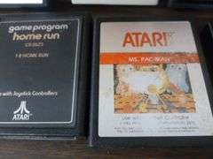 Group Of (10) Vintage Atari Video Games
