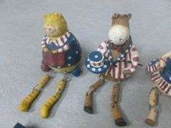Group Of USA / Patriotic Themed Decor Items